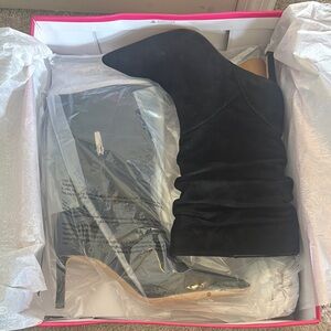 Vince Camuto Black Suede Women's Boots